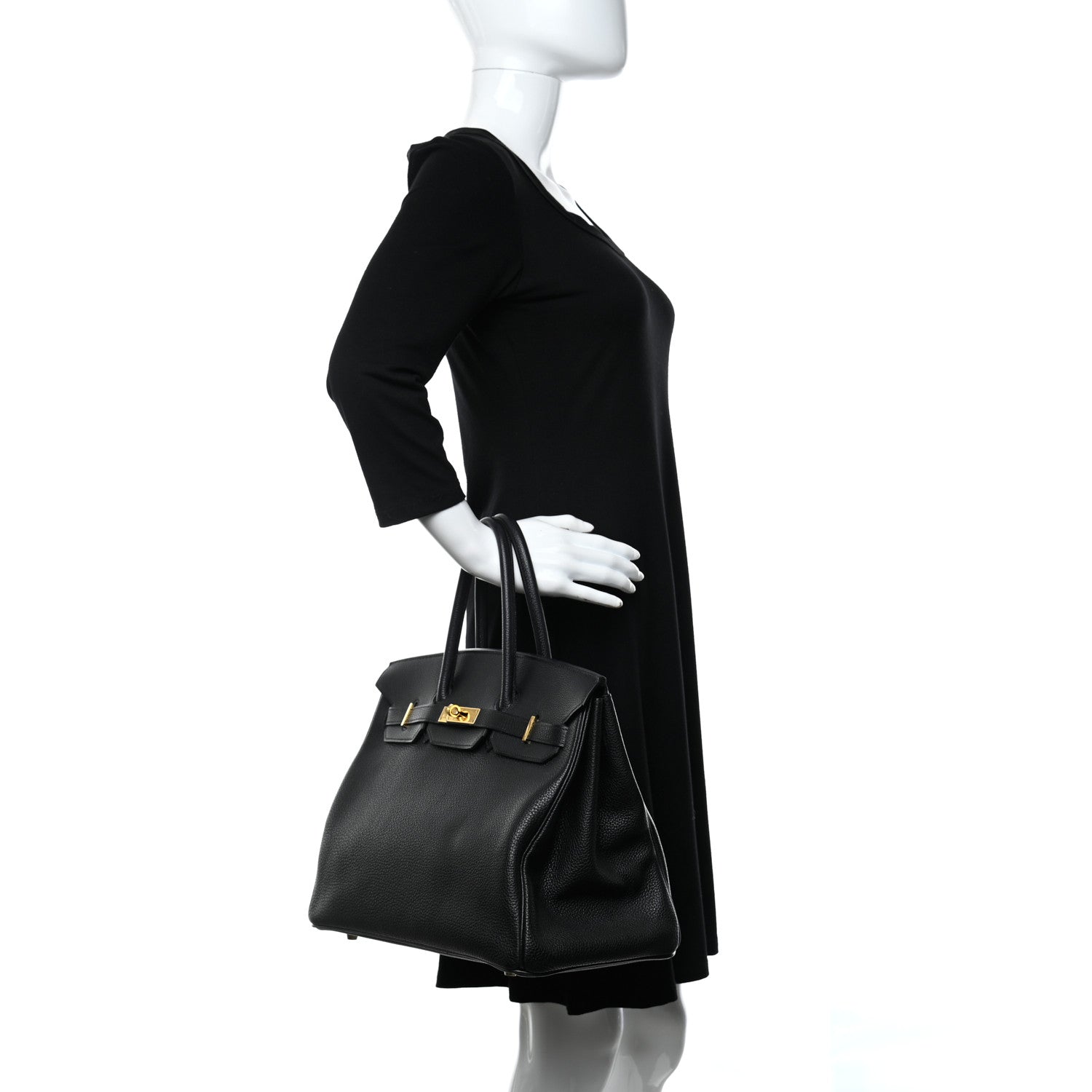 Hermes Togo Birkin 35 Black 2 of 9