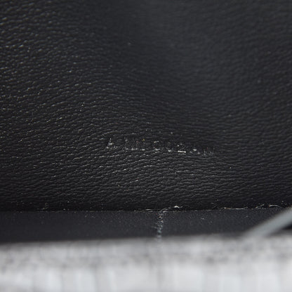 Hermes Shiny Alligator Kelly Longue Wallet Black 9 of 21
