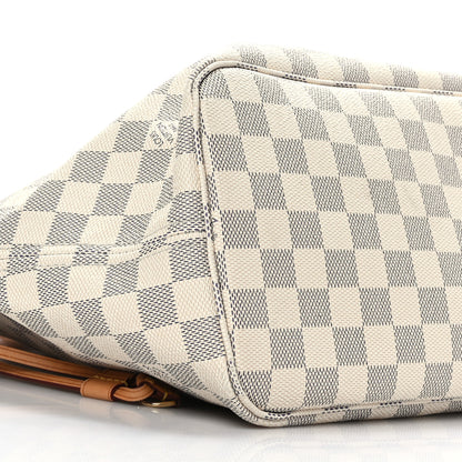 Louis Vuitton Damier Azur Neo Neverfull MM Rose Ballerine 9 of 10