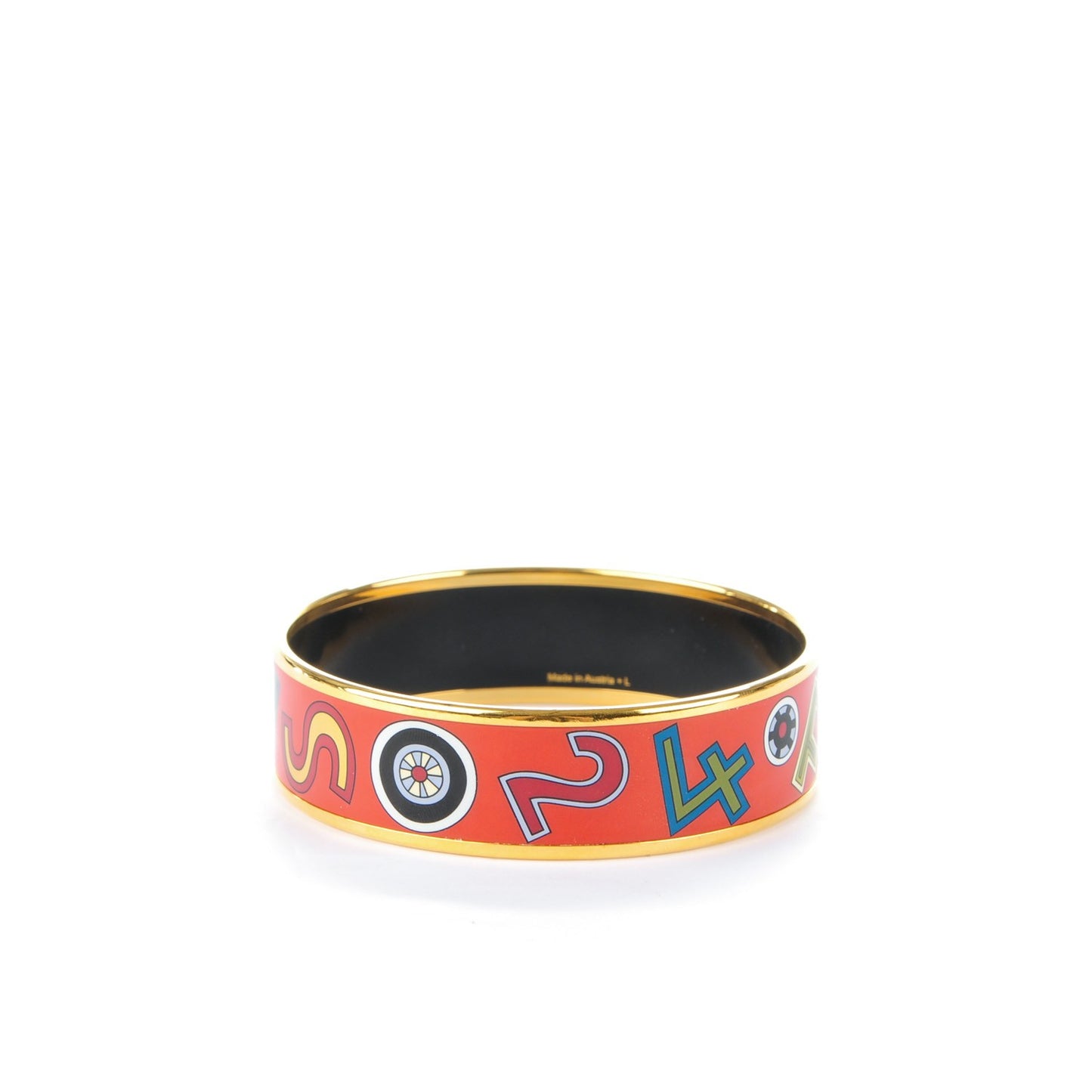 Enamel Printed Wide Tohu Bohu Bracelet 65