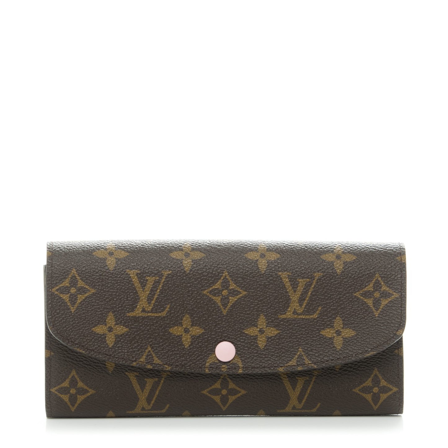 Monogram Emilie Wallet Rose Ballerine