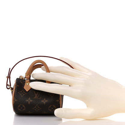 Louis Vuitton Monogram Micro Speedy Bag Charm 2 of 8