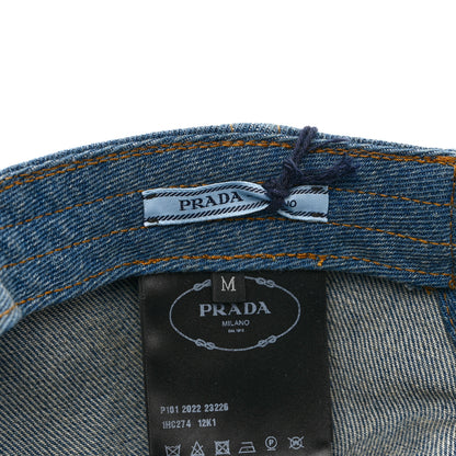 Prada Used Denim Womens Baseball Cap M Light Blue 8 of 8
