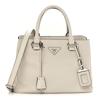 Prada Vitello Daino Shopping Tote Talco 1 of 17