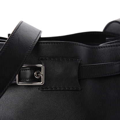 Celine Smooth Calfskin Long Strap Big Bucket Bag Black 8 of 12