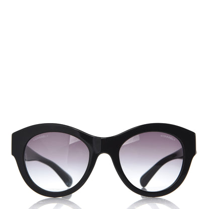 Chanel Acetate Butterfly Sunglasses 5371 Black 4 of 8