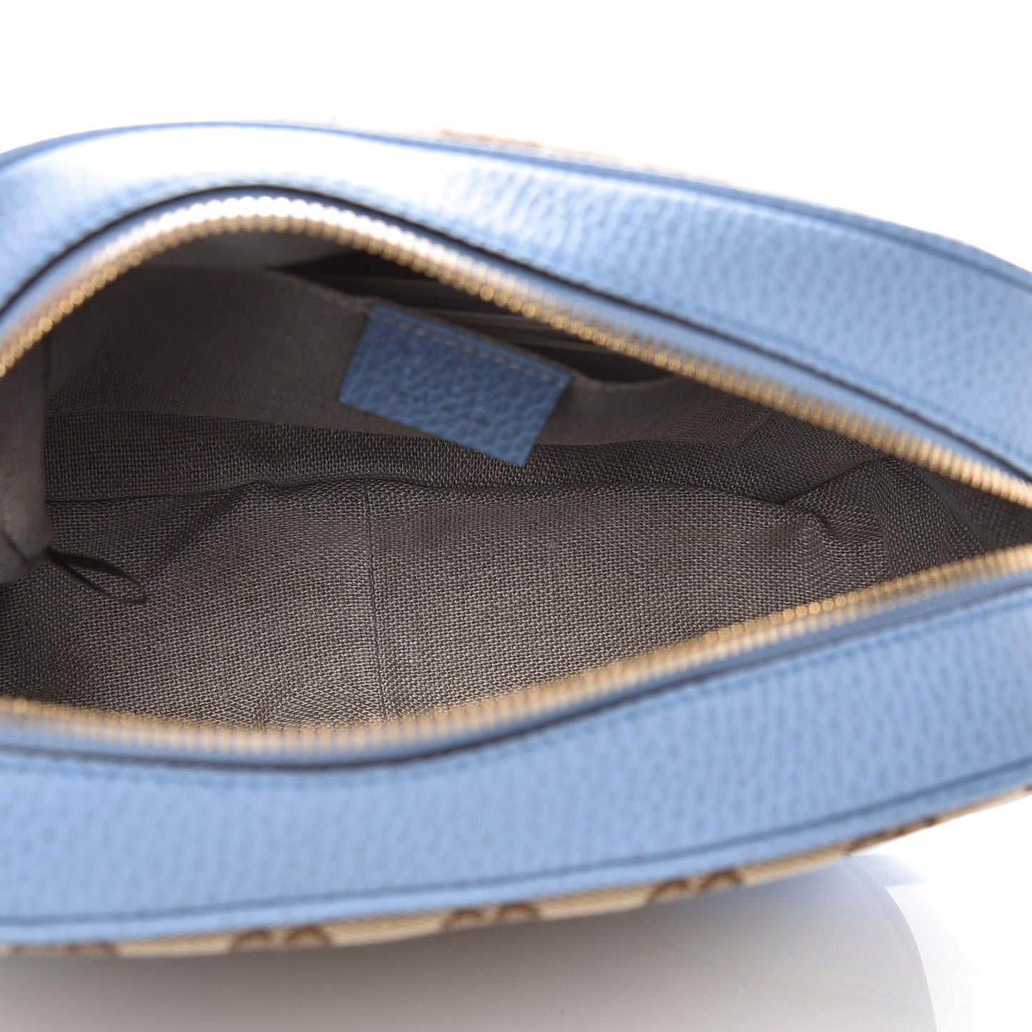Monogram Mini Bree Messenger Bag Beige Mineral Blue
