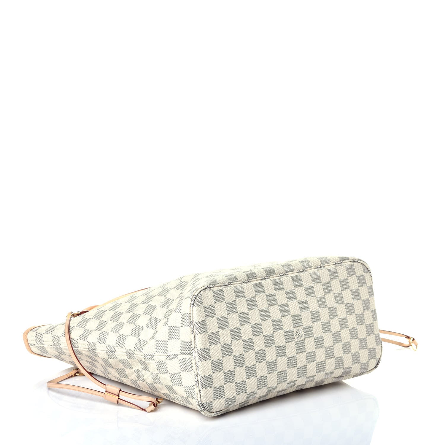 Louis Vuitton Damier Azur Neo Neverfull MM Rose Ballerine 4 of 8