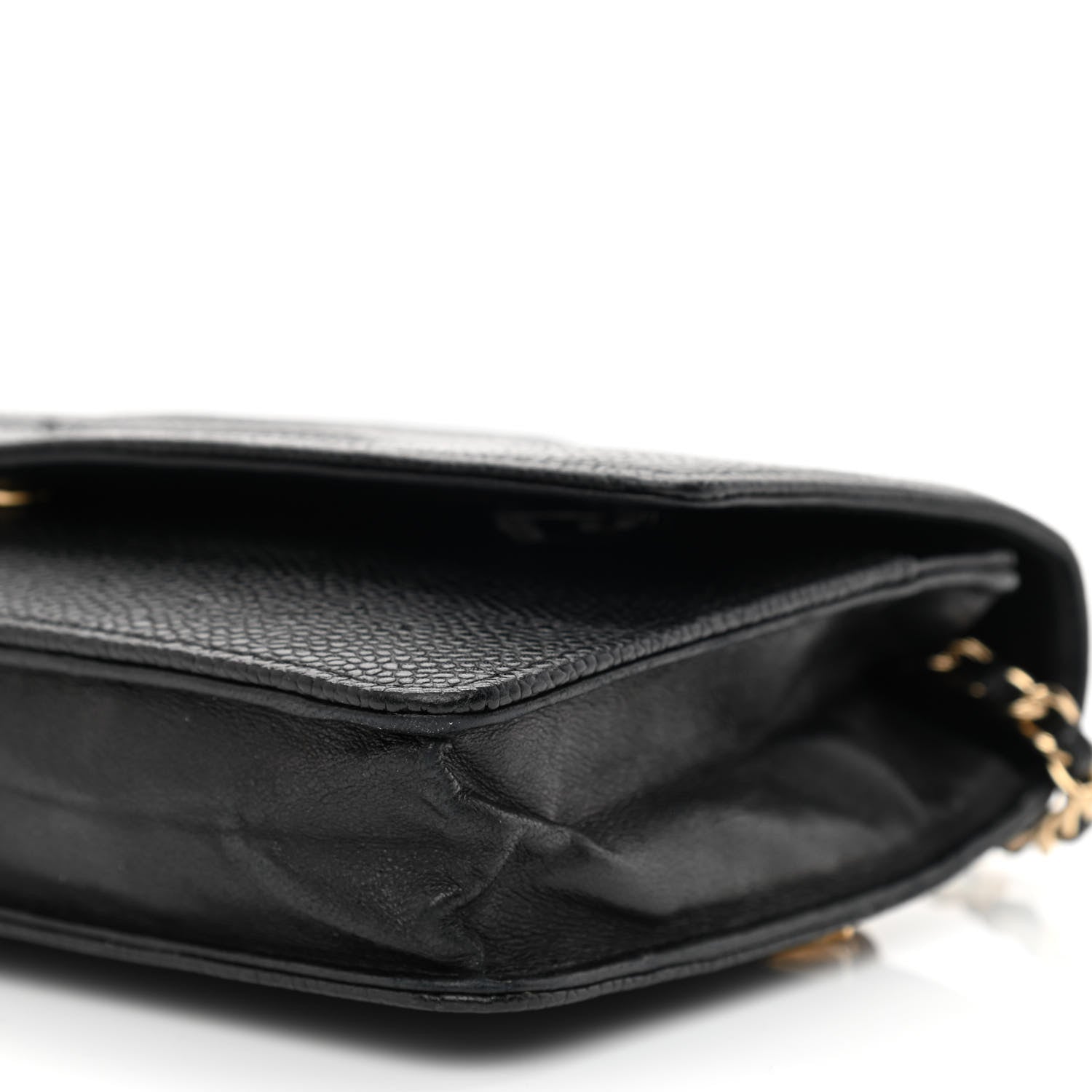 Chanel Caviar Timeless CC Wallet On Chain WOC Black 11 of 14