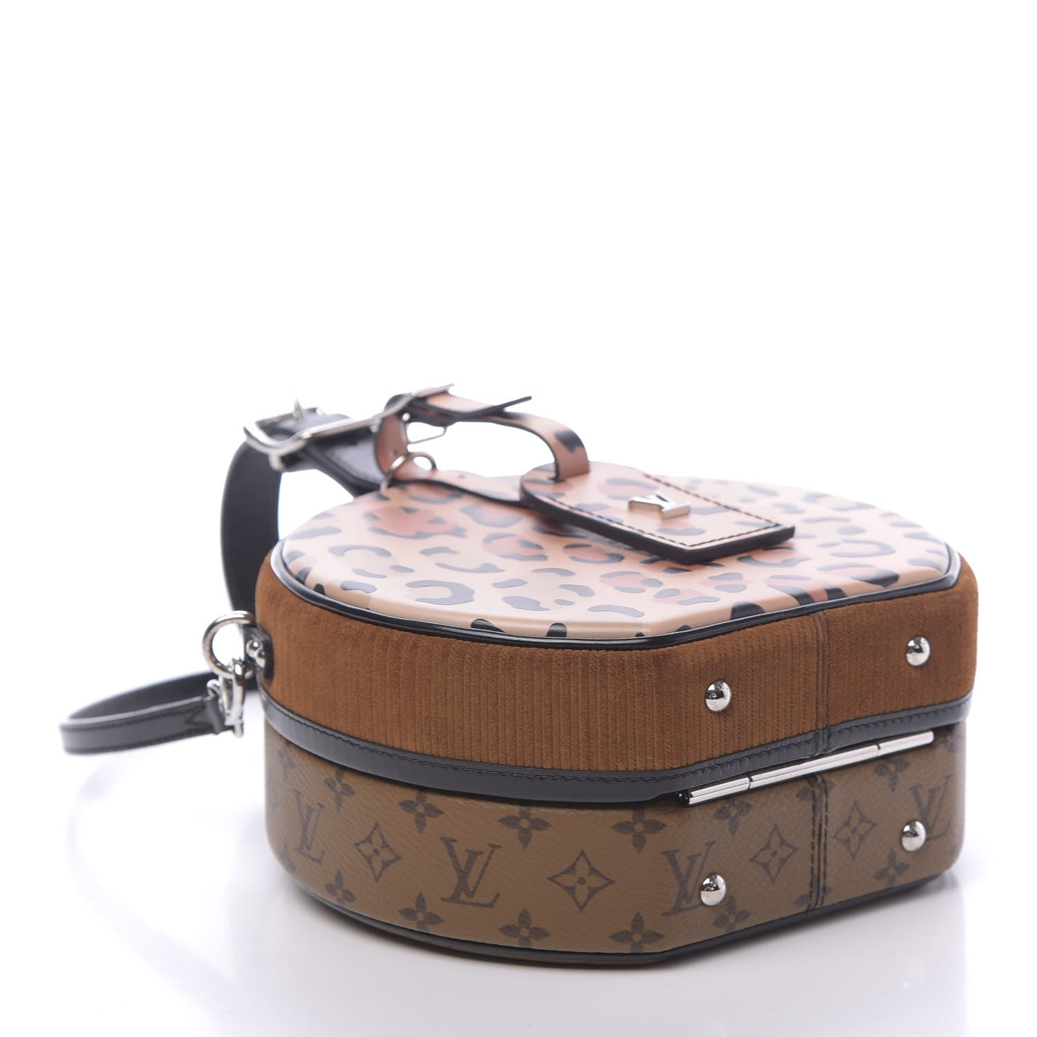 Louis Vuitton Reverse Monogram Leopard Petite Boite Chapeau 3 of 8