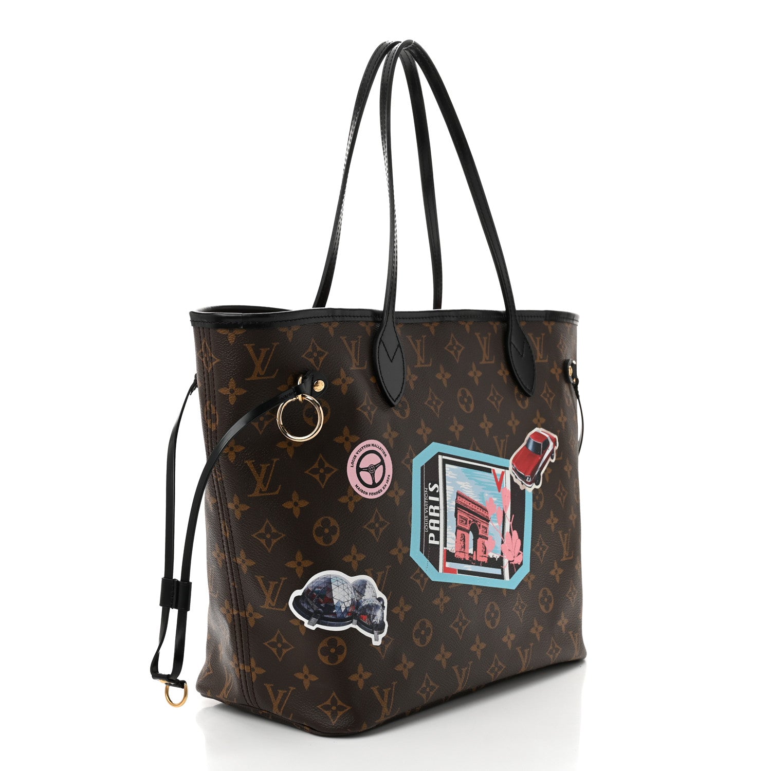 Louis Vuitton Monogram My LV World Tour Neverfull MM 4 of 12