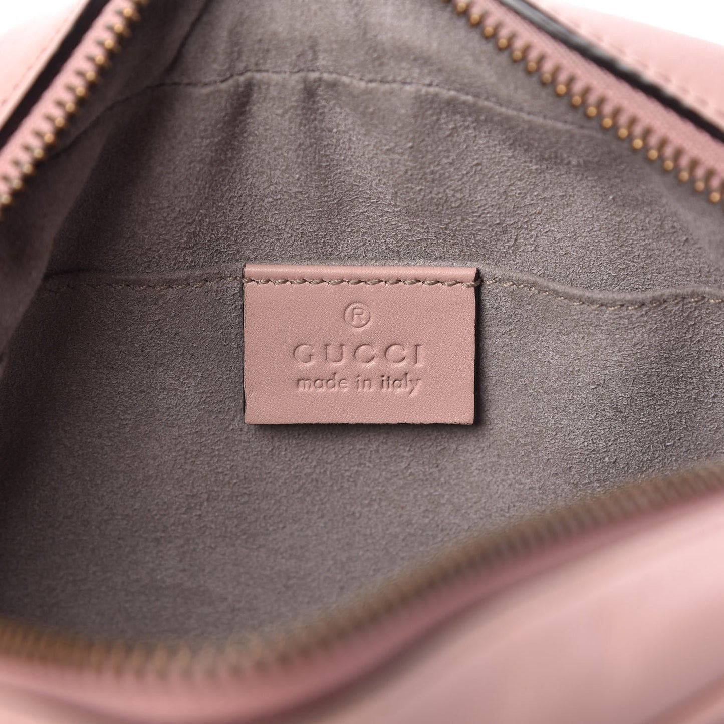 Calfskin Matelasse Mini GG Marmont Chain Shoulder Bag Perfect Pink