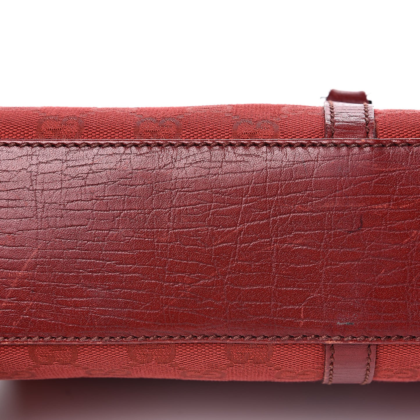 Monogram Small Bardot Bag Red