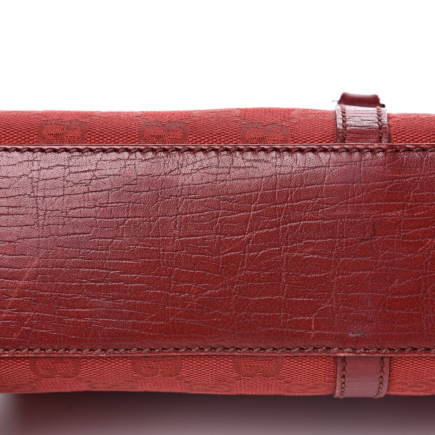Gucci Monogram Small Bardot Bag Red 9 of 16