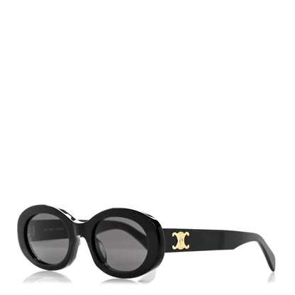 Celine Acetate Triomphe 01 Sunglasses CL 40194U Black 1 of 7