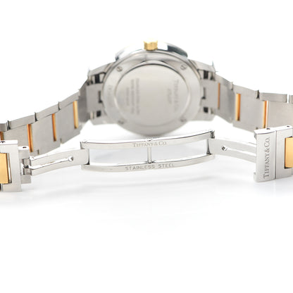 Tiffany Stainless Steel 18K Yellow Gold 29mm Atlas 2-Hand Quartz Watch 5 of 6