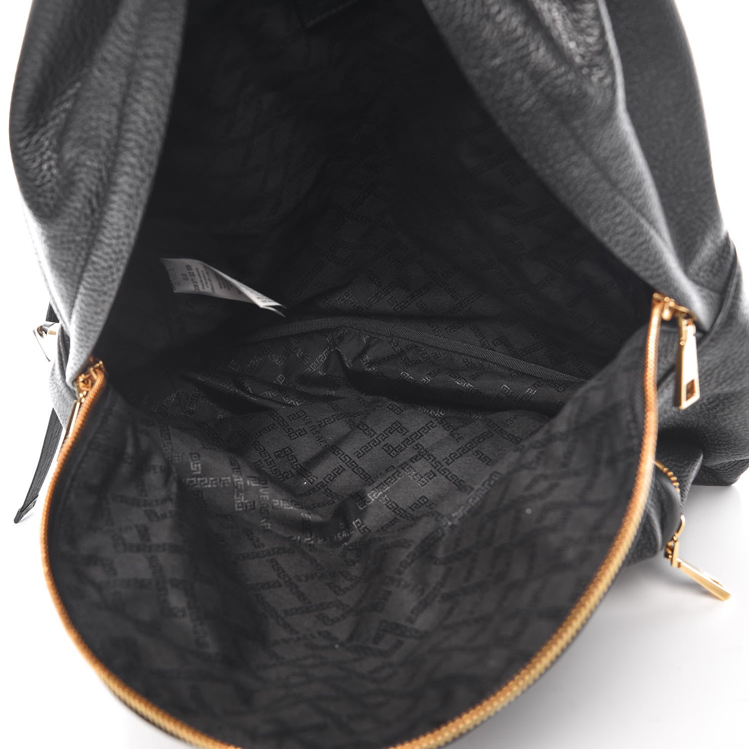 Versace Calfskin Palazzo Medusa Backpack Black 5 of 9