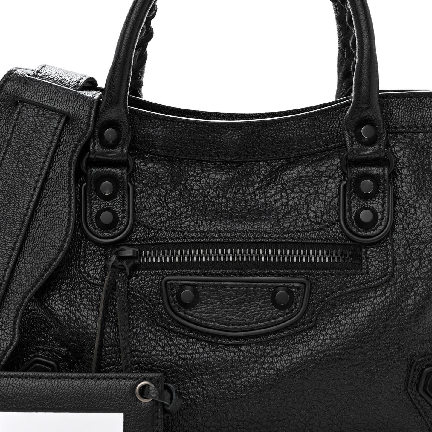 Chevre Black Metallic Edge Hardware S City Black