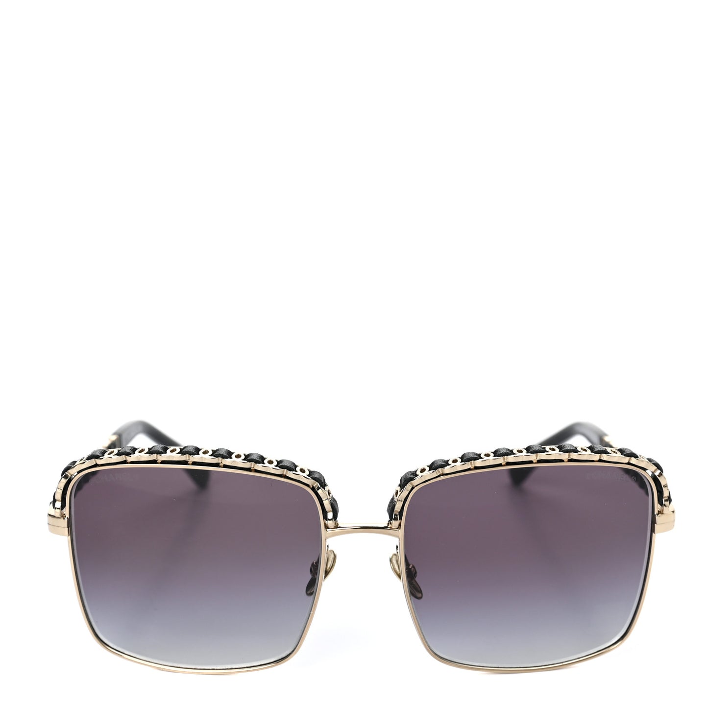 Metal Square Chain Sunglasses 71369 Grey