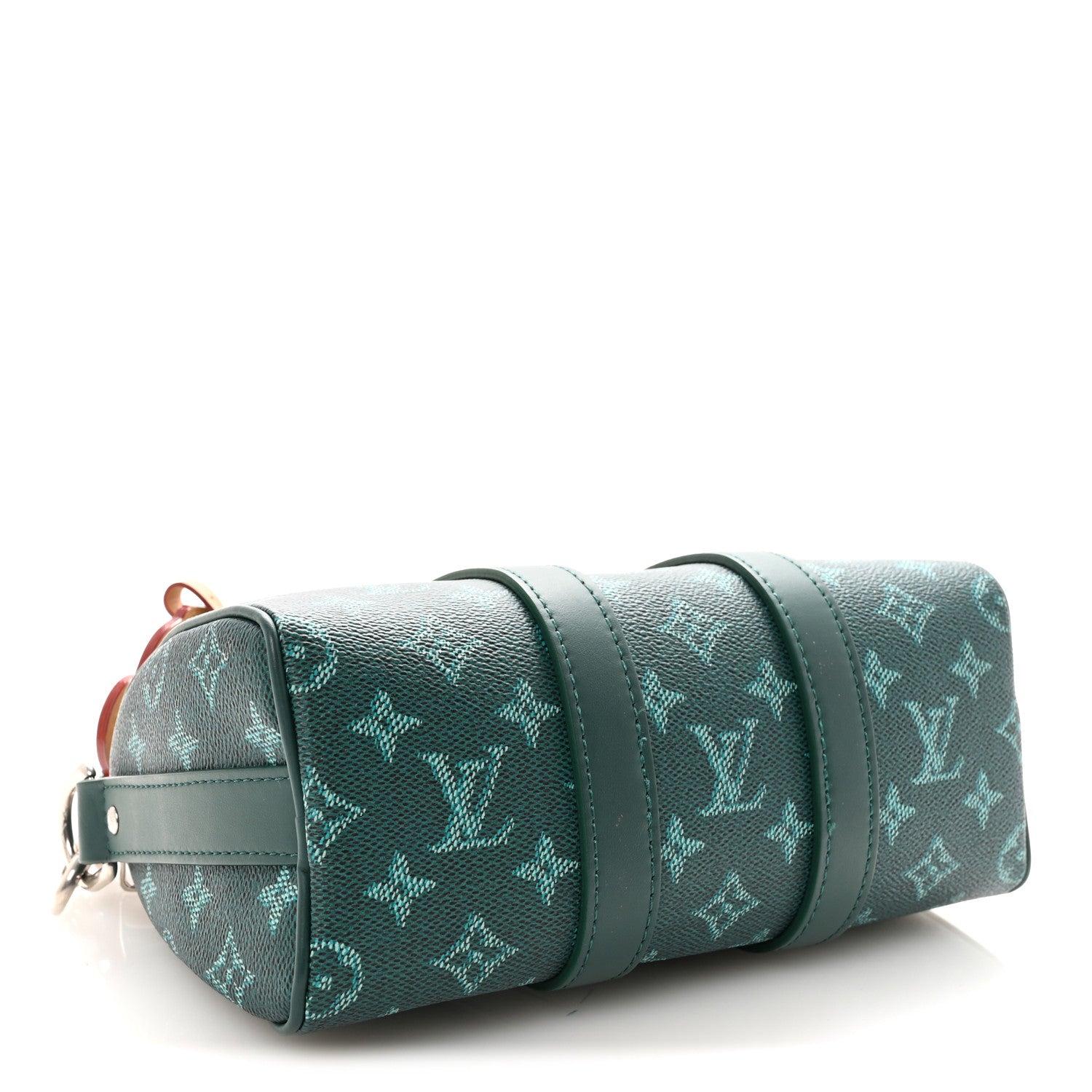Louis Vuitton Monogram Heritage Keepall Bandouliere 25 Green 4 of 10