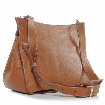 Hermes Taurillon Clemence Jypsiere 37 Gold 3 of 8