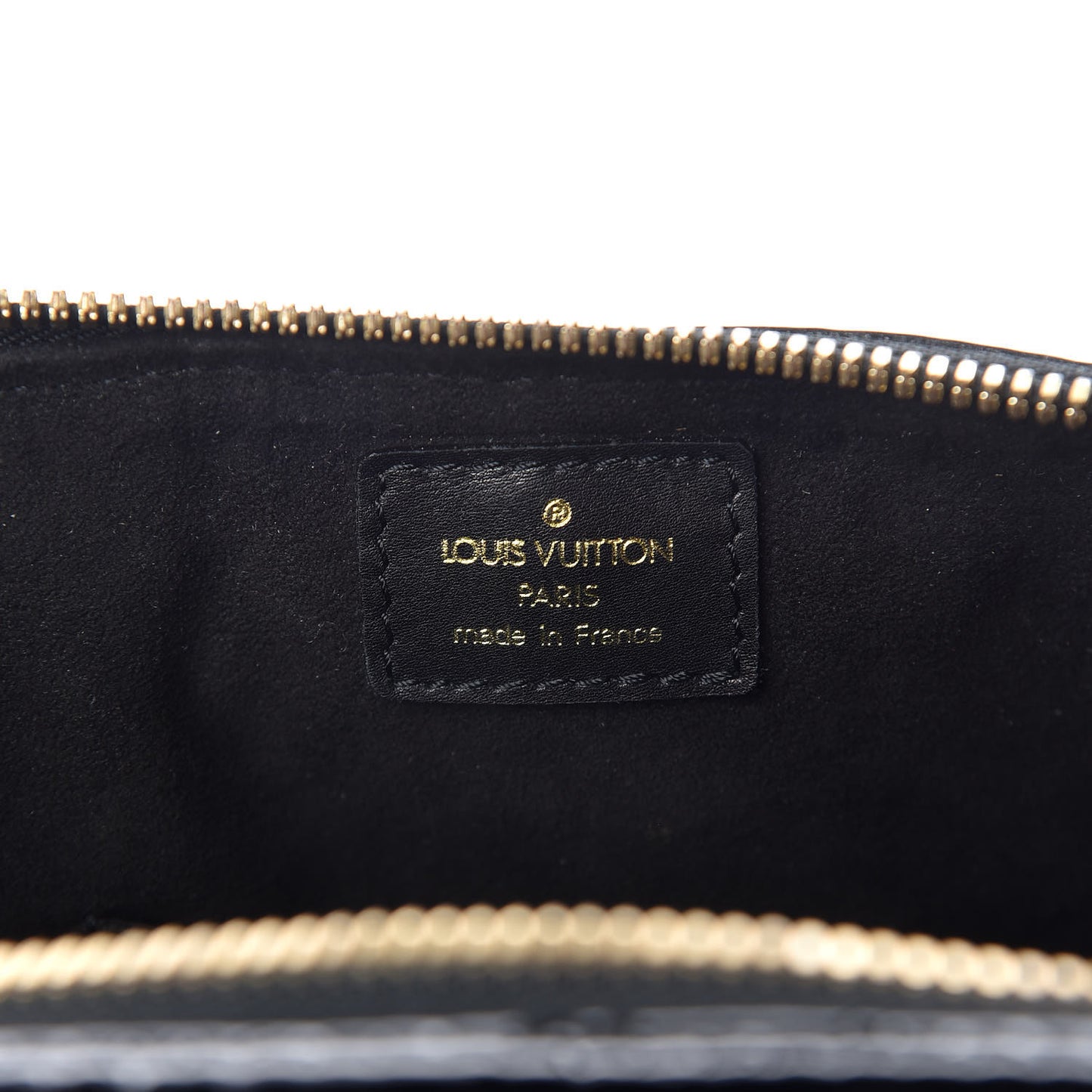 Cuir Patent Embossed Monogram Stephen Bag Grey