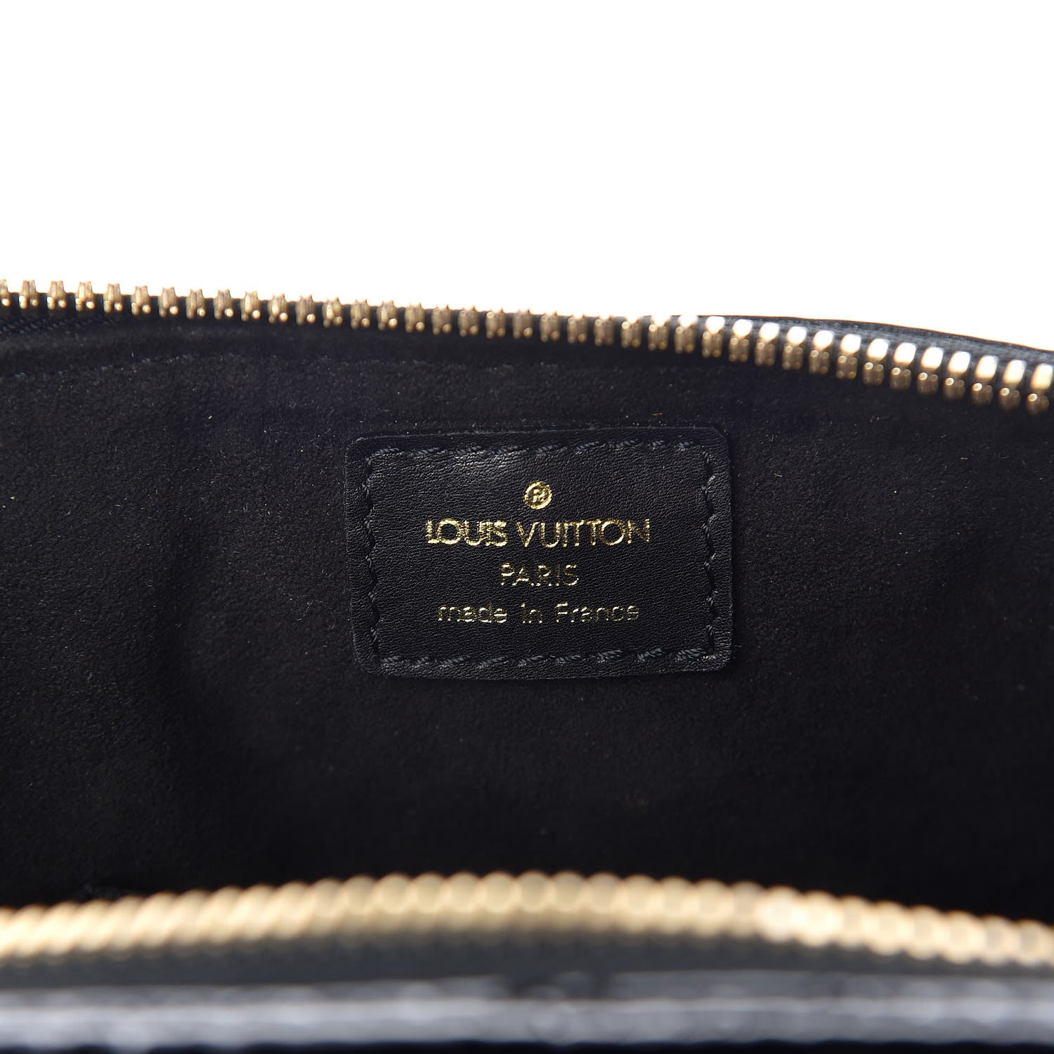 Louis Vuitton Cuir Patent Embossed Monogram Stephen Bag Grey 6 of 9