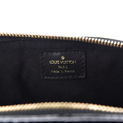 Louis Vuitton Cuir Patent Embossed Monogram Stephen Bag Grey 6 of 9