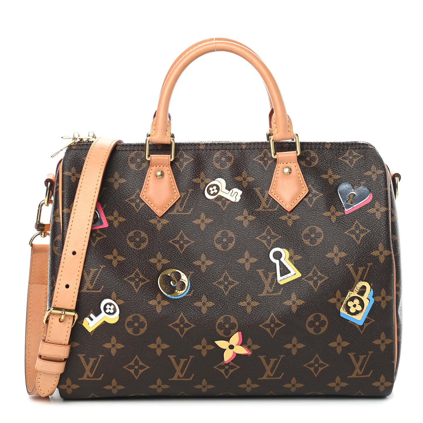 Monogram Love Lock Speedy Bandouliere 30
