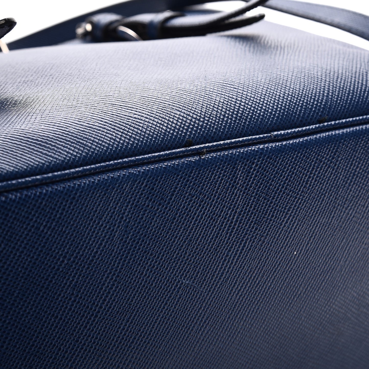 Saffiano Cuir Medium Double Handle Tote Inchiostro