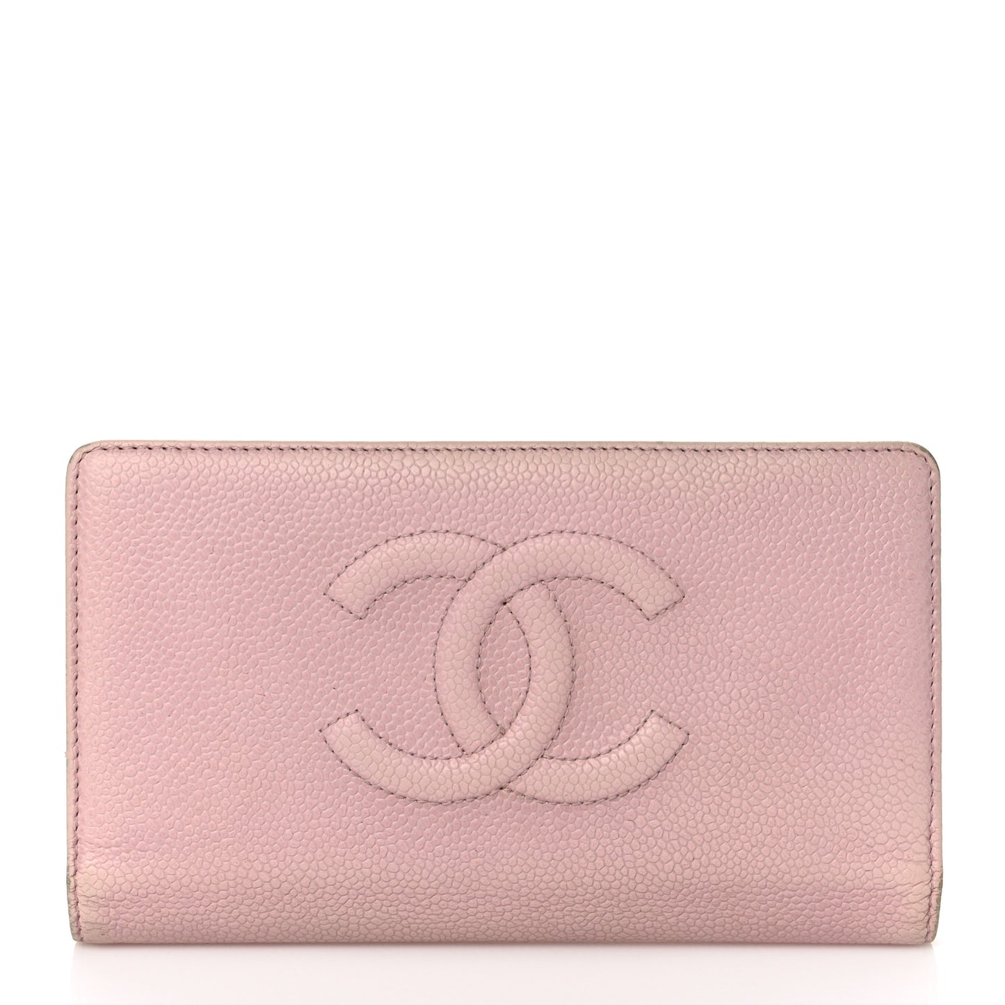 Caviar Timeless CC Yen Wallet Pink
