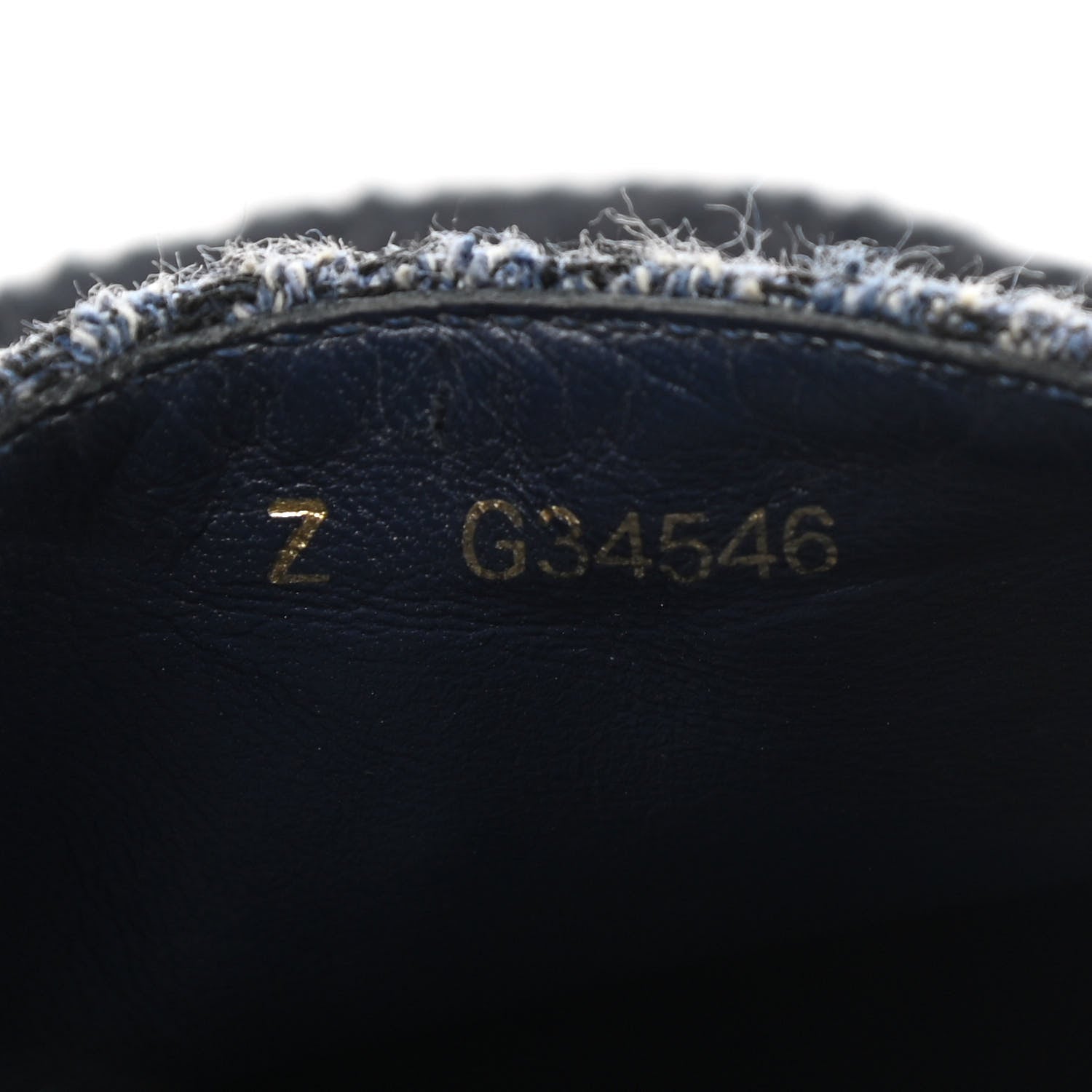 Chanel Cotton Tweed CC Espadrilles 38 Blue Ecru Black 9 of 15