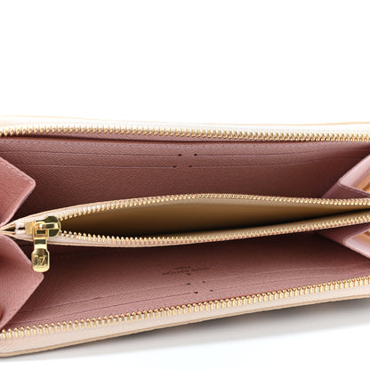 Louis Vuitton Damier Azur Clemence Wallet Rose Ballerine 4 of 4