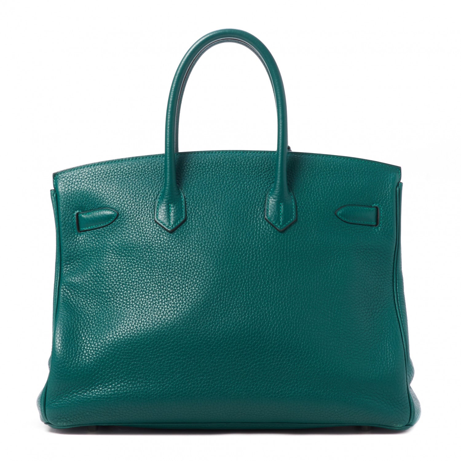 Hermes Taurillon Clemence Birkin 35 Malachite 3 of 30
