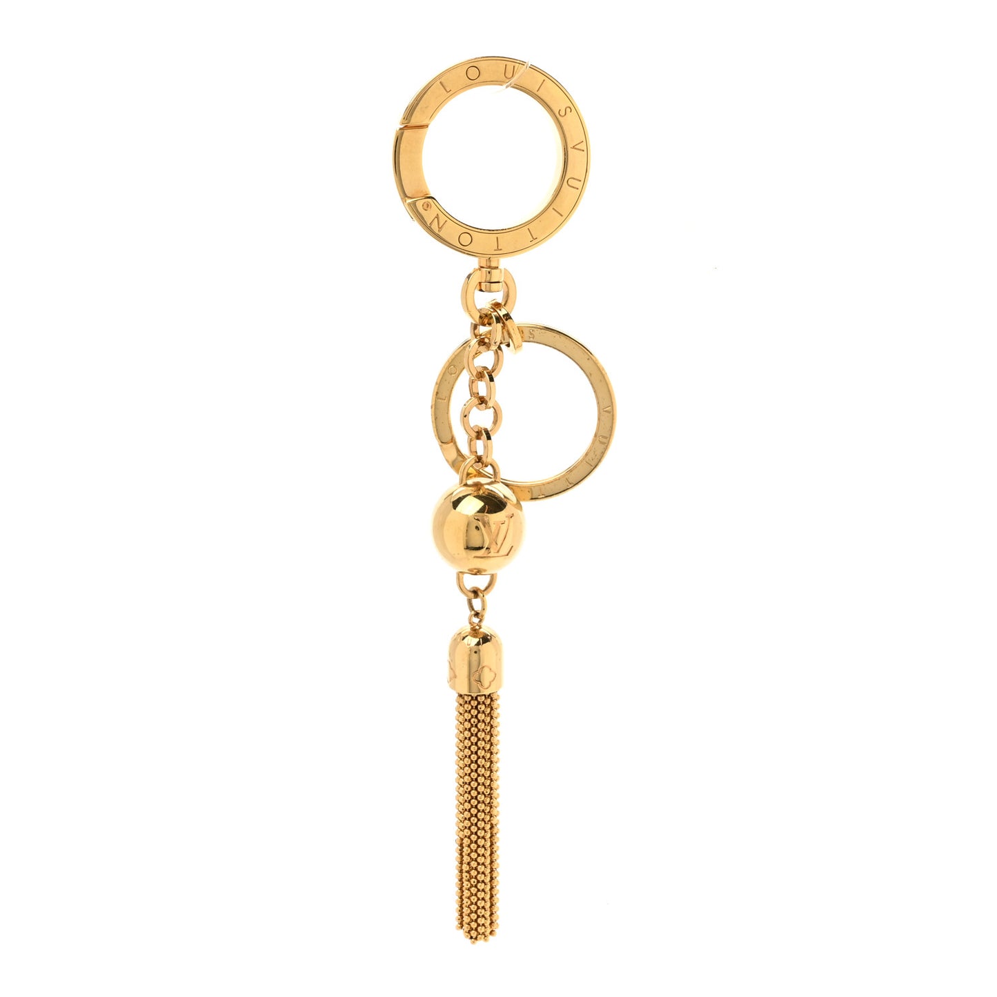 Goldtone Swing Key Holder and Bag Charm