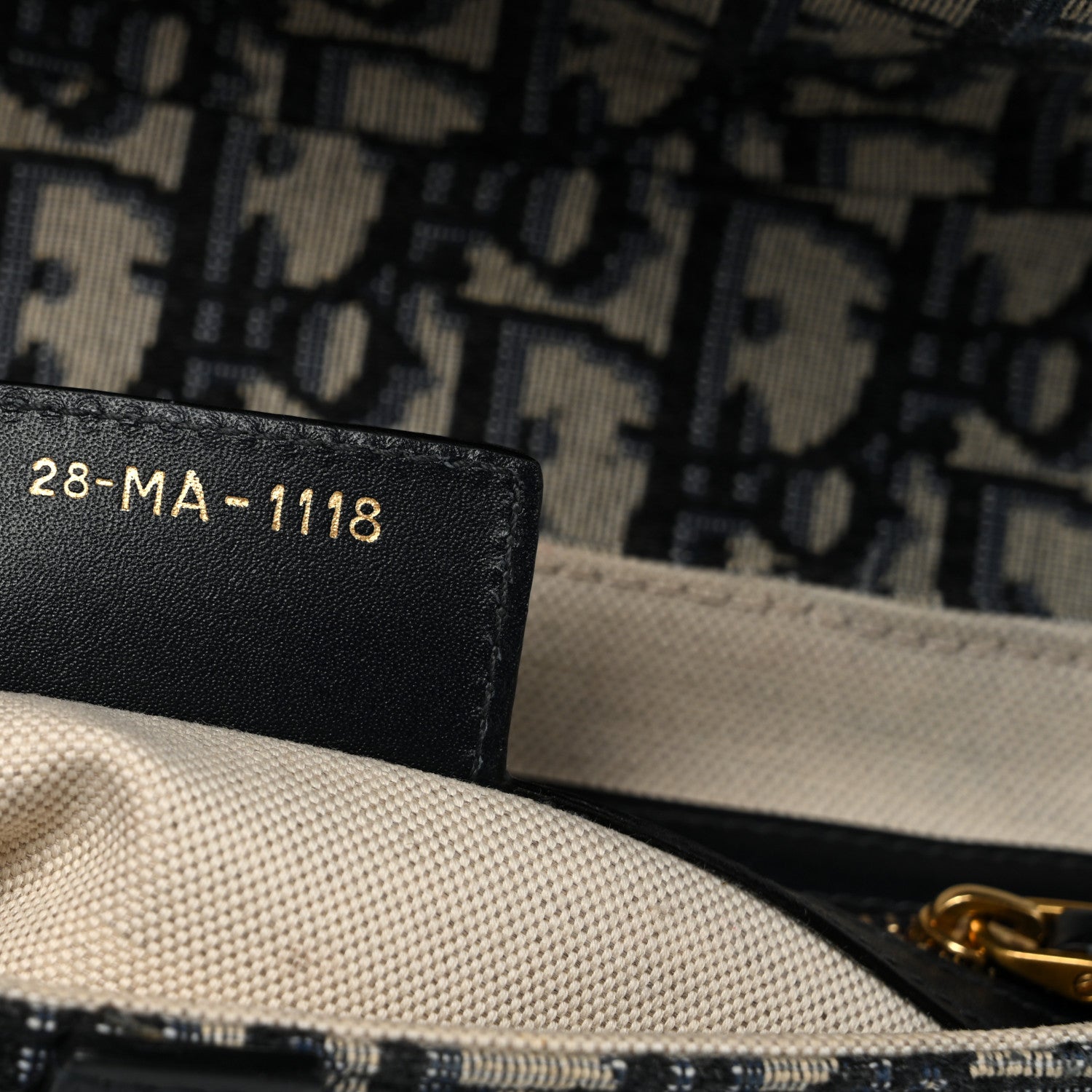 Christian Dior Oblique Saddle Bag Blue 7 of 10