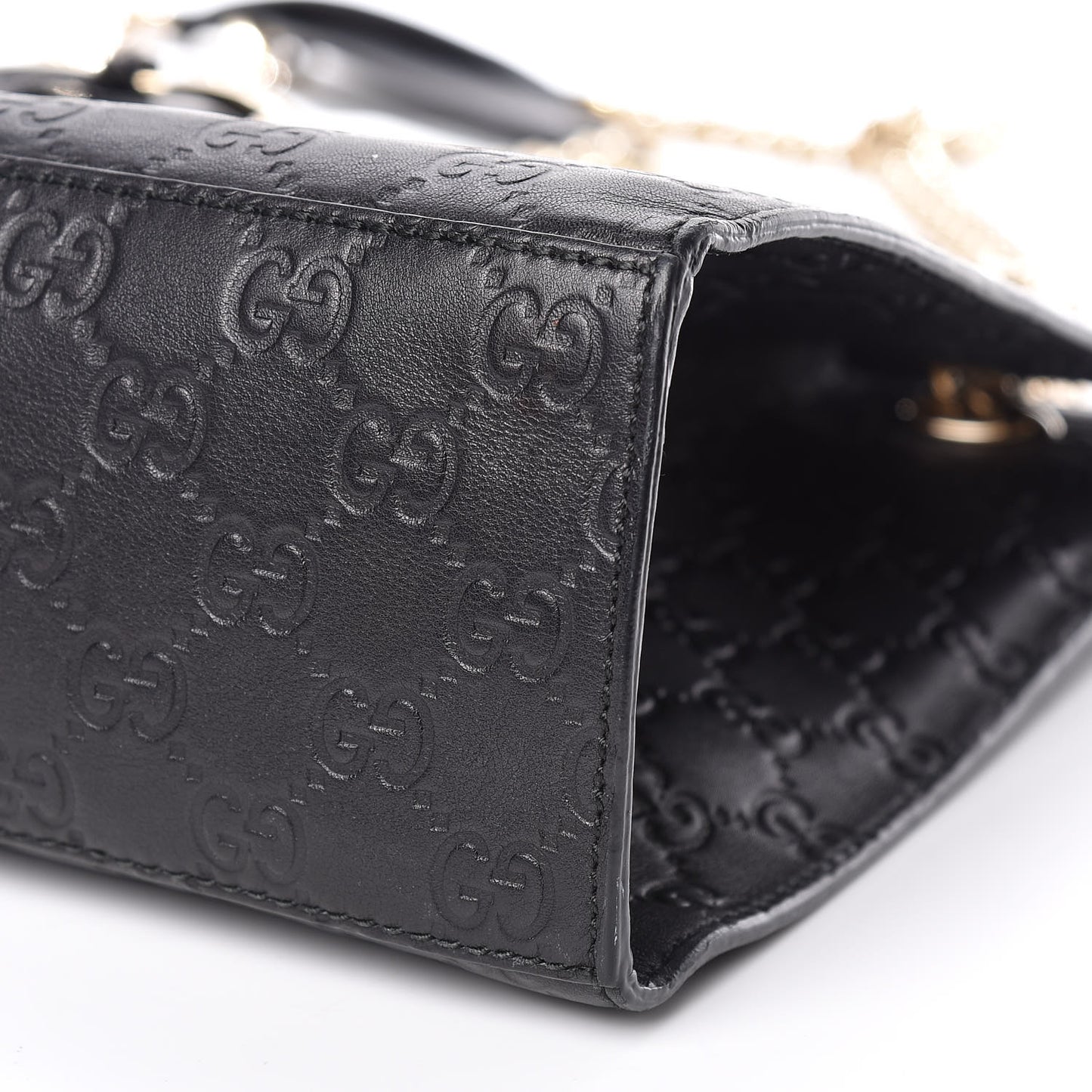 Guccissima Large Emily Chain Shoulder Bag Black