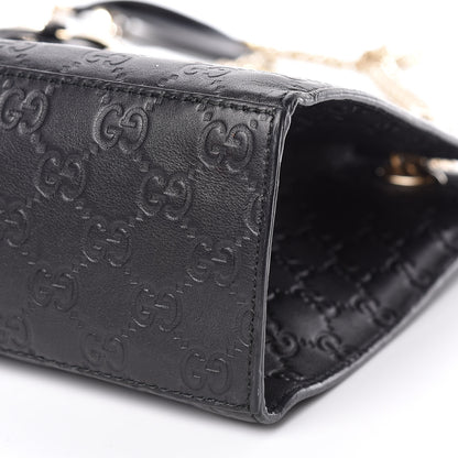 Gucci Guccissima Large Emily Chain Shoulder Bag Black 7 of 10