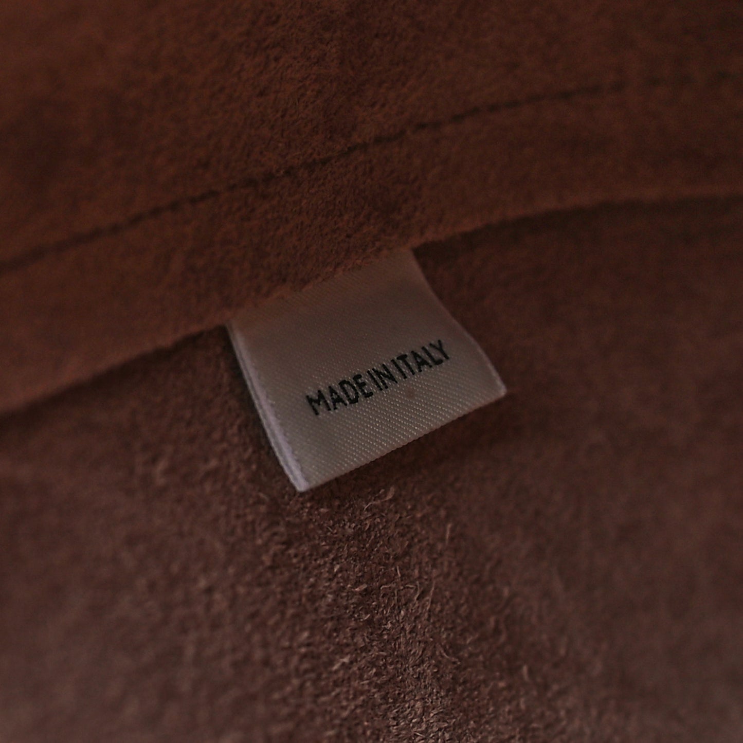 Pebbled Calfskin Soft Mini Bucket Bag Biscotto