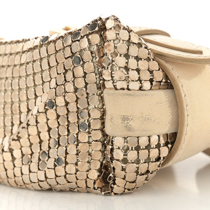 Jimmy Choo Lame Chainmail Mini Tulita Gold 9 of 11