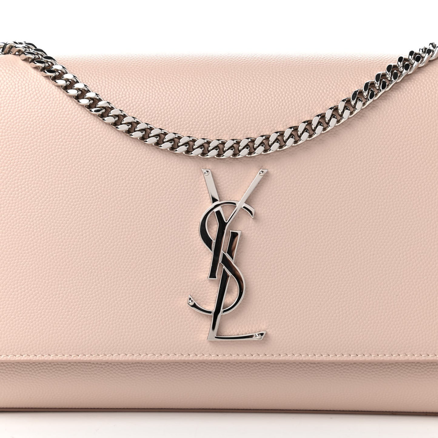 Grain De Poudre Medium Classic Monogram Kate Satchel Marble Pink