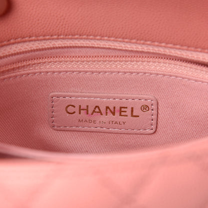 Chanel Caviar Quilted Mini Coco Handle Flap Pink 6 of 13