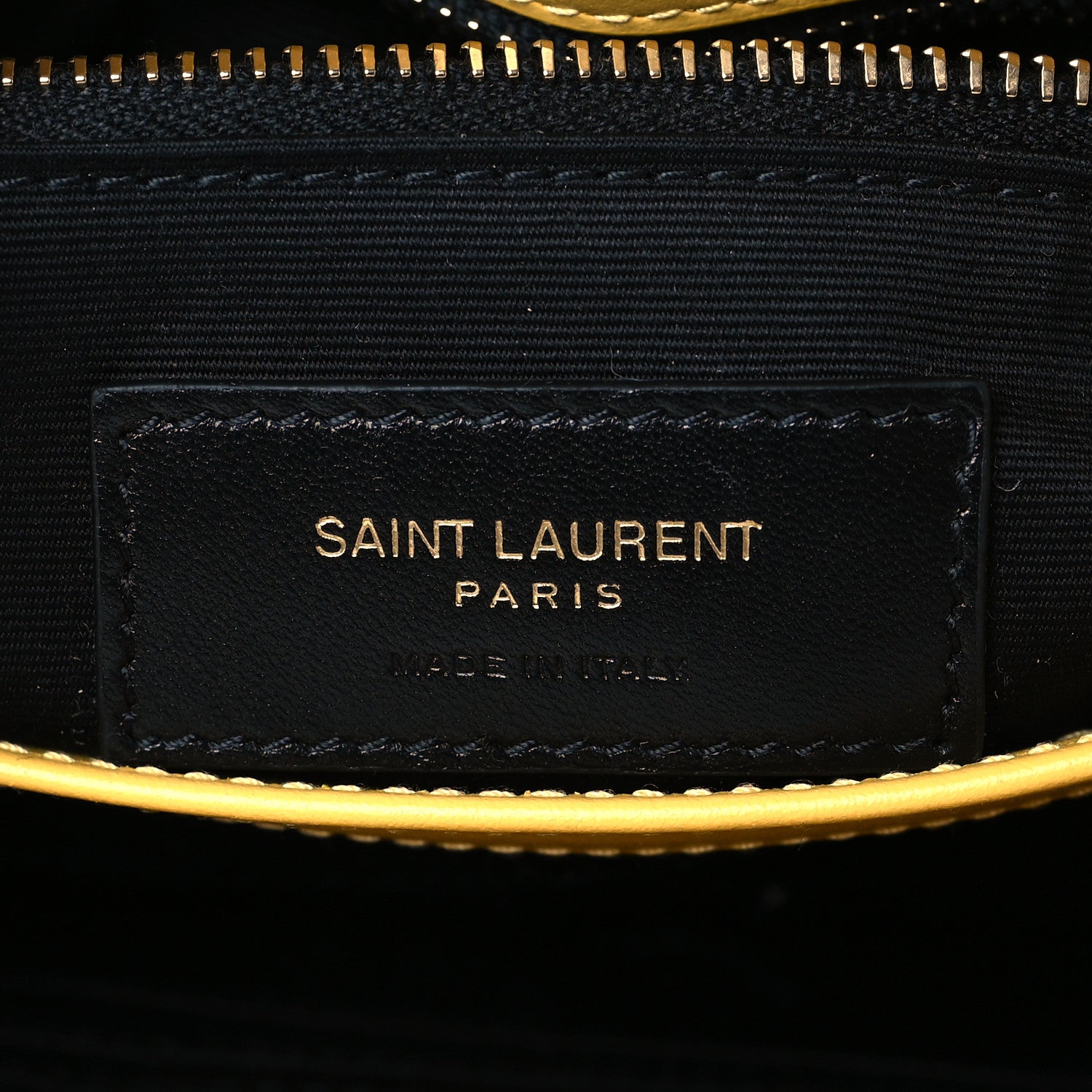 Saint Laurent Calfskin Y Quilted Monogram Toy Loulou Crossbody Bag Sunflower 6 of 10