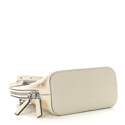 Gucci X SEGA Calfskin GUCCY Stars Mini Dome Shoulder Bag Mystic White Gold 4 of 9