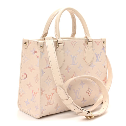 Louis Vuitton Empreinte Monogram Onthego  PM Dream Cream 3 of 9