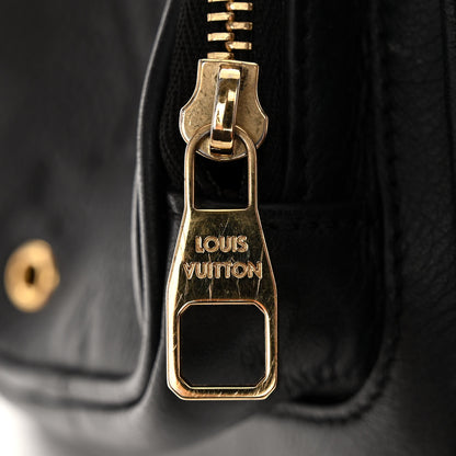 Louis Vuitton Calfskin Monogram Embossed Utility Crossbody Black 16 of 16