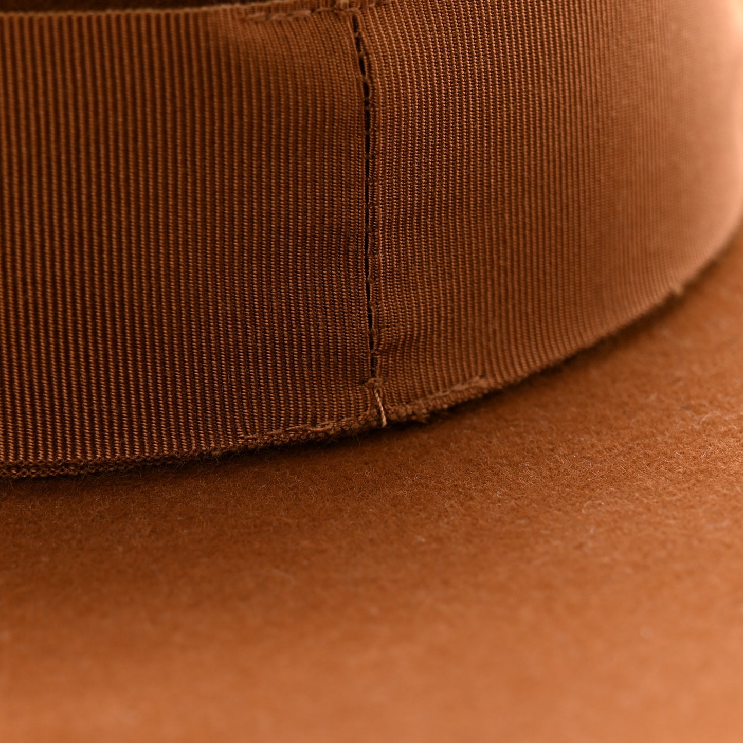 Rabbit Felt Laquered Gold Faubourg Pop H Hat 56 Marron Chutney