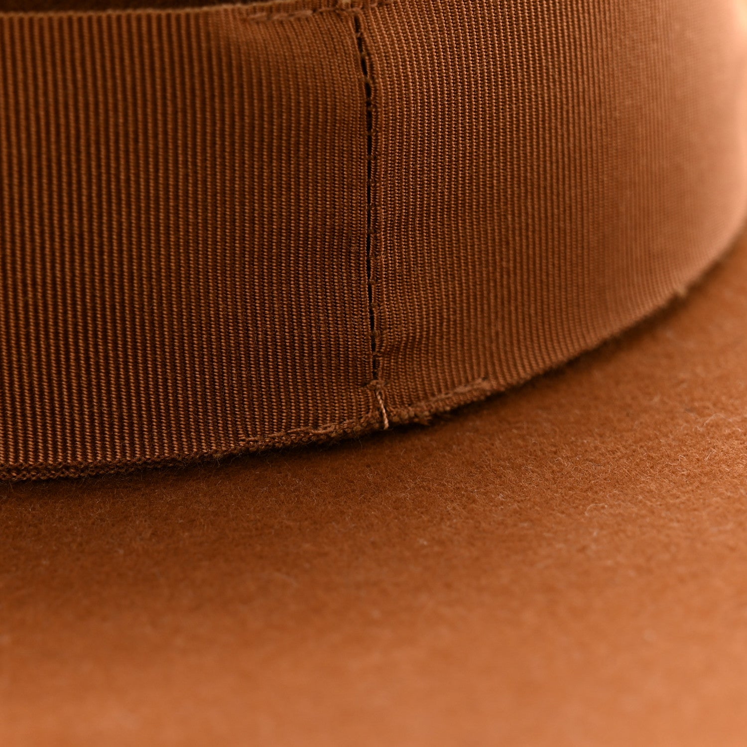 Hermes Rabbit Felt Laquered Gold Faubourg Pop H Hat 56 Marron Chutney 9 of 9