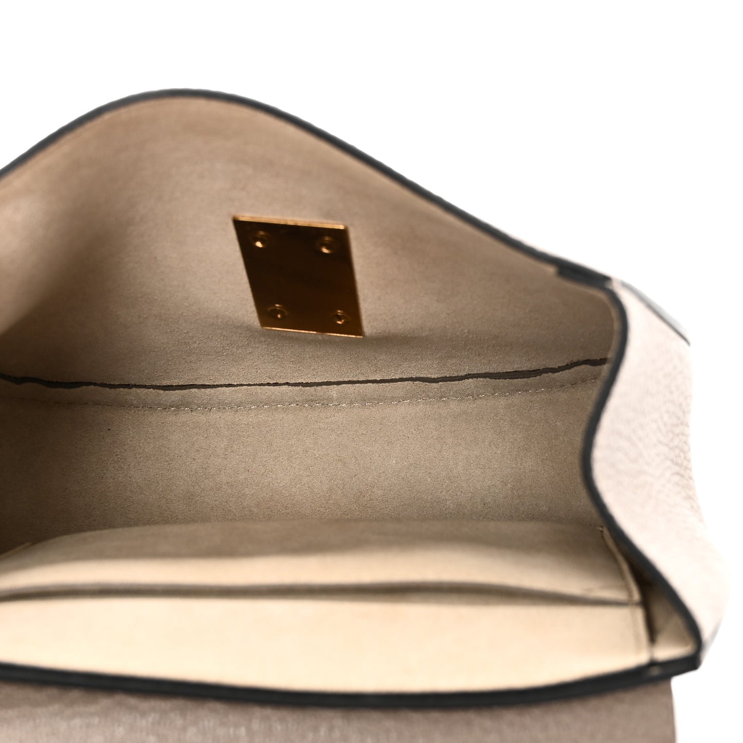 Grained Lambskin Mini Drew Shoulder Bag Motty Grey