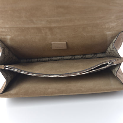 Gucci GG Supreme Monogram Embroidered Medium Dionysus Shoulder Bag Taupe 5 of 13